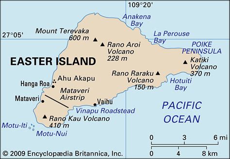 easter island map location of moai